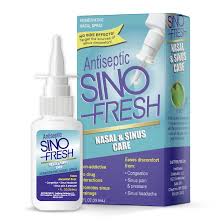 Breathe in steam from a bowl of hot water or shower. Sinus Infection Treatment Sinofresh Antiseptic Nasal Spray