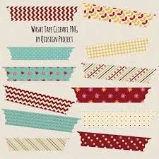 Washi Tape Clipart Masking Tape Clipart Digital Washi Tape For Etsy In 2020 Sticker Paper Crafts Clip Art Washi Tape