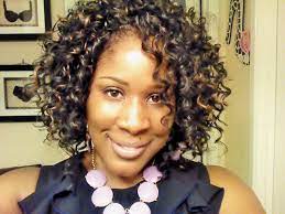 Freetress Gogo Curl Styled By Ms Pk S Crochet Braids Located In Mcdonough Ga Mspkscrochetbraids Crochet Hair Styles Hair Styles Short Curly Weave Hairstyles