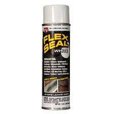 Flex Seal As Seen On Tv White Rubber Spray Sealant 14 Oz Satin