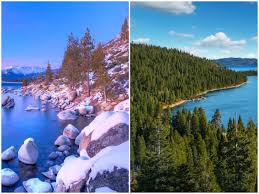 Choisissez parmi des contenus premium lake tahoe winter de la plus haute qualité. What Popular Winter Destinations Look Like In The Summer