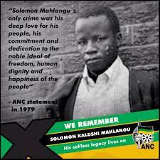 Последние твиты от solomon mahlangu (@tipesca). Myanc Remembering Solomon Kalushi Mahlangu Solomon Mahlangu S Only Crime Was His Deep Love For His People His Commitment And Dedication To The Noble Ideal Of Freedom Human Dignity And Happiness Of