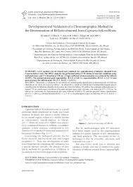 Vă rog e 01:50 dimineața și mie somn vă rog ajutațimă. Pdf Development And Validation Of A Chromatographic Method For The Determination Of Biflorin Obtained From Capraria Biflora Roots