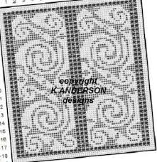 Filet Crochet Celtic Knot Chart By Pinsneedlesandgems On Ets