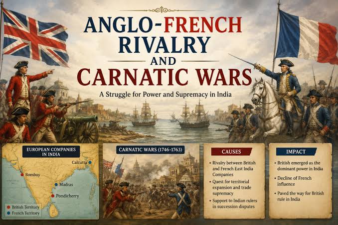 Anglo French Rivalry and Carnatic Wars - History Collection