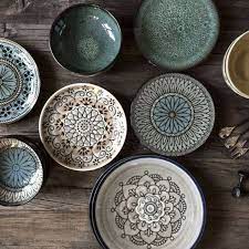 Idee Per Una Cucina In Stile Etnico Piatti In Stile Etnico Ceramiche Decorative Piastrelle Artistiche Idee