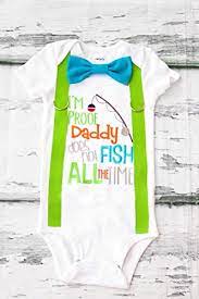 Best toddler gifts toddler fun toddler activities board books for babies diy baby gifts book making mini books gifts for boys future baby. Amazon Com Baby Boy Gift I M Proof Daddy Does Not Fish All The Time Baby Boy Fishing Baby Shower Gift Cute Baby Gifts Funny Baby Shower Gift Baby Boy Outfit Baby Boy Gifts