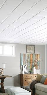 Get The On Trend Look Of 24 X 24 Tiles In A 24 X 48 Panel No Need To Add Any Additional Ceiling Grid So Instal Diy Ceiling Ceiling Grid Armstrong Ceiling
