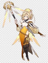 Overwatch Mercy Fan art Character, others transparent background PNG  clipart | HiClipart