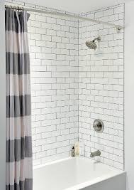 Then, trim the surround panels to size. White Subway Tile 3x6 75 Cabinets