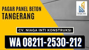 Harga jual cor beton murah di atas dapat berubah. Harga Borong Pasang Pagar Panel Beton Tangerang Wa 08211 2530 212 Youtube