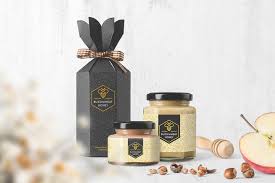 Honey Jar Packaging Mockups De Genetic96 En Envato Elements Jar Packaging Packaging Mockup Honey Jar