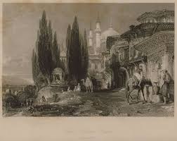 the mosque of emir sultan in bursa painting anitlar resim