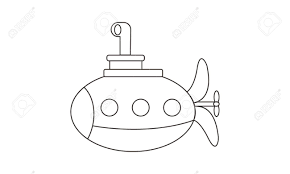 You may even spot an ariel lookalike in this bunch o. Submarine Coloring Book Transportation To Educate Kids Learn Colors Pages Royalty Free Cliparts Vectors And Stock Illustration Image 136848116