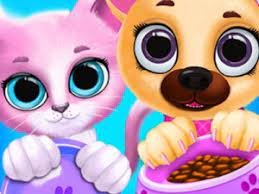 Kedi oyunu, ekranın sağ tarafındaki 2 tane ve sol tarafında bulunan 4 tane butona tıklanarak oynanıyor. Kedi Kopek Bakma Oyunu Oyna