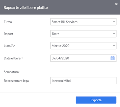 Dar acest lucru nu e mereu posibil. Nou In Smartbill Conta Zile Libere Platite 75 Pentru Parinti