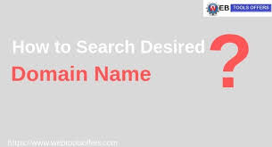 If You Don T Know That How Can You Search Desire Domain Name So You Should Visit Us Website Services Names Domain