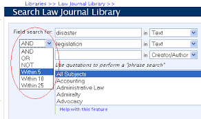 HeinOnline Proximity Searching