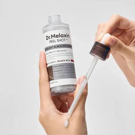 DR MELAXIN Peel Shot Exfoliante Ampolla de Arroz Negro 80ml – LAMOUR Beauty & Life