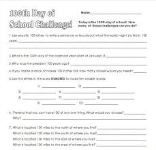 Poly studies disaster such as tsunami and tornadoes. 100th Day Challenge Freebie For Big Kids Minds In Bloom