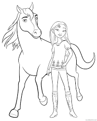 Color dozens of pictures online, including all kids favorite cartoon stars, animals, flowers, and more. Spirit Riding Free Coloring Pages Tv Film Lucky Printable 2020 07676 Coloring4free Coloring4free Com