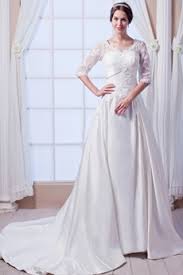 Long sleeve wedding dresses are undeniably charming and versatile. 3 4 Length Sleeve Cheap Plus Size Wedding Dresses Agnesgown Com