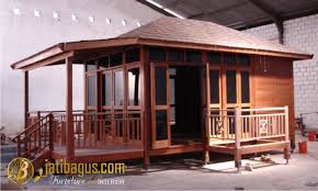 Rumah Kayu Minimalis Modern Panggung Rk 003 By Jatibagus Jepara Medium