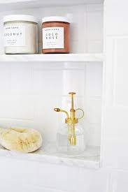The easiest homemade bathtub cleaner you can make is the classic paste with baking soda and water, useful even with headstrong stuck dirt. Natural Shower Cleaner Spray Diy A Beautiful Mess