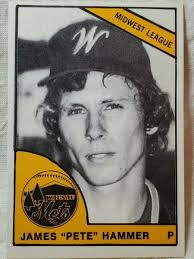 1977 TCMA Wausau Mets James "PETE" Hammer M1