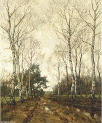 Gorter is known for landscapes and won a gold medal at the paris salon in 1910. Birches In Autumn Arnold Marc Gorter Wikioo Org ë°±ê³¼ ì‚¬ì „