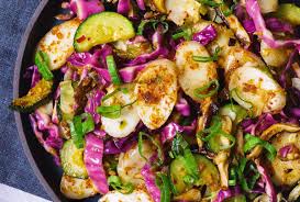 Perfect deviled eggs with a creamy, savory filling and just a hint of tang ready for serving in just minutes. Stir Fried Rice Cakes With Zucchini Mushrooms And Xo Sauce Salon Com