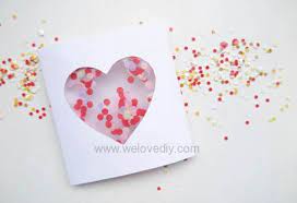情人節 confetti 五彩紙屑愛心透視手工卡片 we love diy 手創玩家 book crafts crafts fun crafts