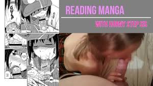 Reading Hentai Manga with Step Sister causes to Cum inside her 