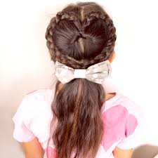 時間がないときのハートヘアアレンジ 女の子のママ必見子供のヘア