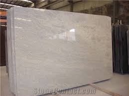 On white countertops, volga blue granite color creates impressions of a transparent sheet of water. Kashmir White Granite Slabs From India 25967 Stonecontact Com
