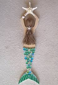 Custom Order For Lu Ann Mermaid Carved From Wood Hand Etsy Mermaid Crafts Seashell Crafts Mermaid Diy