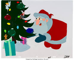 Santa claus, our eternally and endearingly plump hero, just can't catch a break. National Lampoon S Christmas Vacation Santa Production Cel Setup Lot 95277 Heritage Auctions