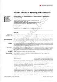 We did not find results for: Pdf Is Karate Effective In Improving Postural Control