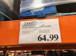 When the zero gravity chair is reclined to the right angle, your legs lie above your chest, resulting in less stress on your heart and optimal circulation. Timber Ridge Zero Gravity Lounger Costcochaser