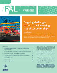Ongoing Challenges To Ports The Increasing Size Of Container Ships Digital Repository Economic Commission For Latin America And The Caribbean