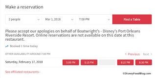 News Select Disney World Resort Restaurants Now Available