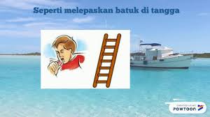 The proverb is like letting go of the cough on the stairs. Perumpamaan Bahasa Melayu Tahun 3 Youtube