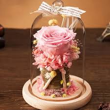 During this time, you will be able to admire a beautiful and bright composition that will not fade … and fade! Preserved Rose In Glass Dome Apollobox