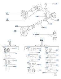 I have a shower stall with a single diverter shower faucet that you pull out to this faucet fixture has gotten to the point where it is extremely hard to pull this itshould help you id your model and show you a parts diagram. Delta Bathtub And Shower Valve Repair Parts