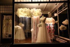 Window Display Using Romantic Light Up Clouds In Wedding Dress Shop Mathilda Rose Wedding Inspiratio Romantic Lighting Window Display Wedding Dress Shopping