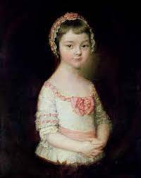 Even wee georgiana got a promotion: Gainsborough Georgiana Spencer Afterwards Duchess Devonshire Kunstdruck