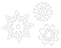Mediaget.com/30 christmas snowflakes psd templates (vector. Snowflake Patterns To Trace Coloring Home