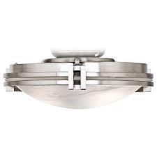 Marbleized Glass Brushed Nickel Led Ceiling Fan Light Kit 55n63 Lamps Plus