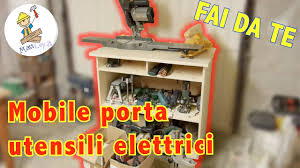 Attrezzi fai da te posted by geoff on oct 12, 2016 in vocabulary. Banco Da Lavoro Porta Utensili Elettrici Fai Da Te Youtube