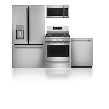 Maybe you would like to learn more about one of these? Shop Cafe Lowe S Exclusive French Door Refrigerator Gas Range Suite In Stainless Steel At Lowes Com